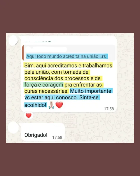 Depoimento 01 sobre acreditamos na união — Portal Chamas Gêmeas